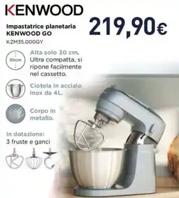 Unieuro Impastatrice planetaria KENWOOD GO offerta