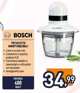 Unieuro BOSCH TRITATUTTO MMRP1000/08A1 offerta