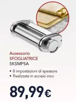 Unieuro KitchenAid Accessorio SFOGLIATRICE 5KSMPSA offerta