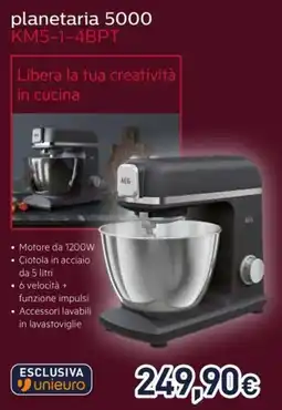 Unieuro AEG planetaria 5000 KM5-1-4BPT offerta