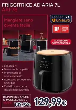 Unieuro AEG FRIGGITRICE AD ARIA 7L AAF7B offerta