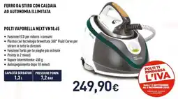Unieuro POLTI Ferro da stiro con caldaia ad autonomia illimitata offerta