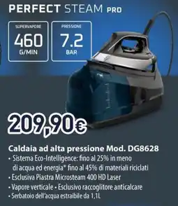 Unieuro ROWENTA Caldaia ad alta pressione Mod. DG8628 offerta