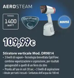 Unieuro ROWENTA Stiratore verticale Mod. DR9814 offerta