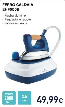 Unieuro Electroline FERRO CALDAIA EHF550B offerta