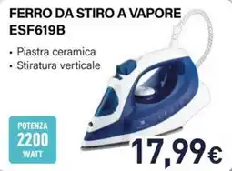 Unieuro Electroline FERRO DA STIRO A VAPORE ESF619B offerta