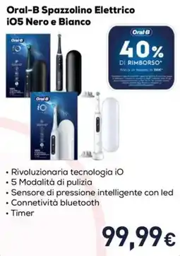 Unieuro Oral-B Spazzolino Elettrico i05 Nero e Bianco offerta