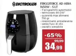 Happy Casa Dictrolux friggitrice ad aria 1450W offerta