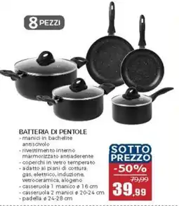 Happy Casa Batteria di pentole offerta