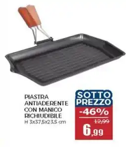 Happy Casa Piastra antiaderente prezzo con manico richiudibile offerta