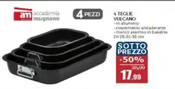 Happy Casa 4 teglie vulcano offerta