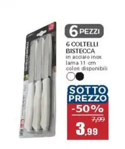 Happy Casa 6 coltelli bistecca offerta