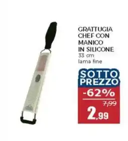 Happy Casa Grattugia chef con manico in silicone 33 cm offerta