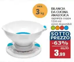 Happy Casa Bilancia da cucina analogica offerta