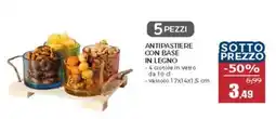 Happy Casa Antipastiere con base in legno offerta