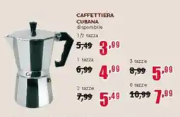 Happy Casa Caffettiera cubana 1/2 tazza offerta