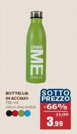 Happy Casa Bottiglia in acciaio offerta