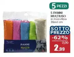 Happy Casa 5 panni multiuso offerta