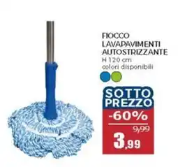 Happy Casa Fiocco lavapavimenti autostrizzante H 120 cm offerta