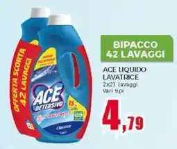 Happy Casa Ace liquido lavatrice offerta