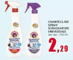 Happy Casa Chanteclair spray sgrassatore universale offerta