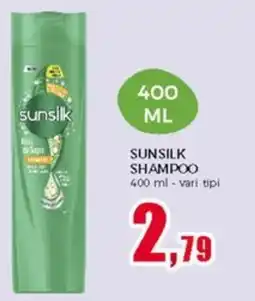 Happy Casa SUNSILK shampoo vari tipi offerta