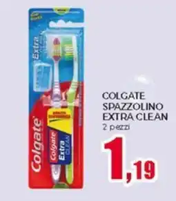 Happy Casa COLGATE spazzolino extra clean 2 pezzi offerta