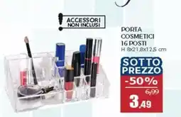 Happy Casa Porta cosmetici 16 posti offerta