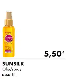 Iper Tosano SUNSILK Olio/spray assortiti offerta