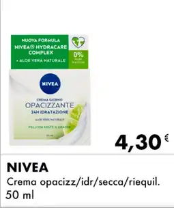 Iper Tosano NIVEA Crema opacizz/idr/secca/riequil. offerta