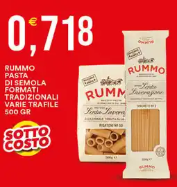 Vantaggio Cash&Carry Rummo pasta di semola formati tradizionali varie trafile offerta