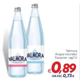 Iper Super Conveniente Valmora Acqua naturale/ frizzante vap offerta