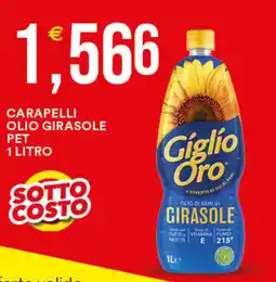 Vantaggio Cash&Carry Carapelli olio girasole pet offerta