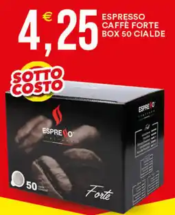 Vantaggio Cash&Carry Espresso caffè forte box 50 cialde offerta