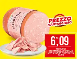 Vantaggio Cash&Carry Fiorucci mortadella suprema con e senza pistacchio offerta