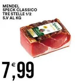 Vantaggio Cash&Carry Mendel speck classico tre stelle 1/2 s.v offerta
