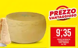 Vantaggio Cash&Carry Gran moravia formaggio tipo grana offerta