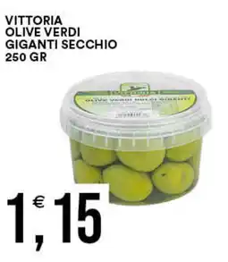 Vantaggio Cash&Carry Vittoria olive verdi giganti secchio offerta