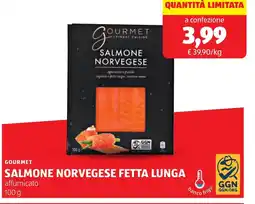 ALDI Gourmet salmone norvegese fetta lunga offerta