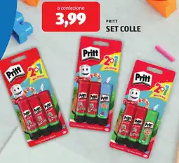 ALDI Pritt set colle offerta