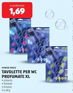ALDI Power force tavolette per wc profumate xl offerta