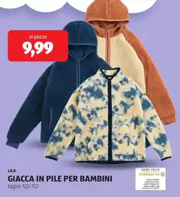 ALDI L&d giacca in pile per bambini offerta
