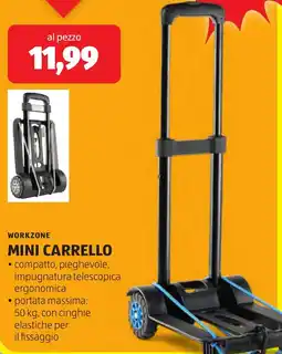 ALDI Workzone mini carrello offerta