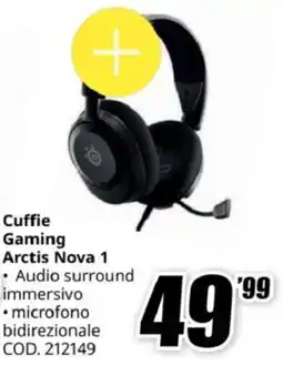MediaWorld steelseries Cuffie Gaming Arctis Nova 1 offerta