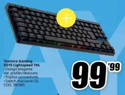 MediaWorld logitech Tastiera Gaming G515 Lightspeed TKL offerta