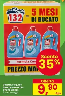 Interspar Detersivo liquido lavatrice assortito Omino Bianco offerta