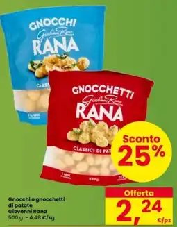 Interspar Gnocchi o gnocchetti di patate Giovanni Rana offerta