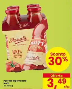 Interspar Passata di pomodoro Mutti offerta