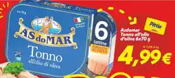 Iper Super Conveniente Asdomar Tonno all'olio d'oliva offerta