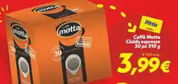 Iper Super Conveniente Caffè Motta Cialda espresso 30 pz offerta